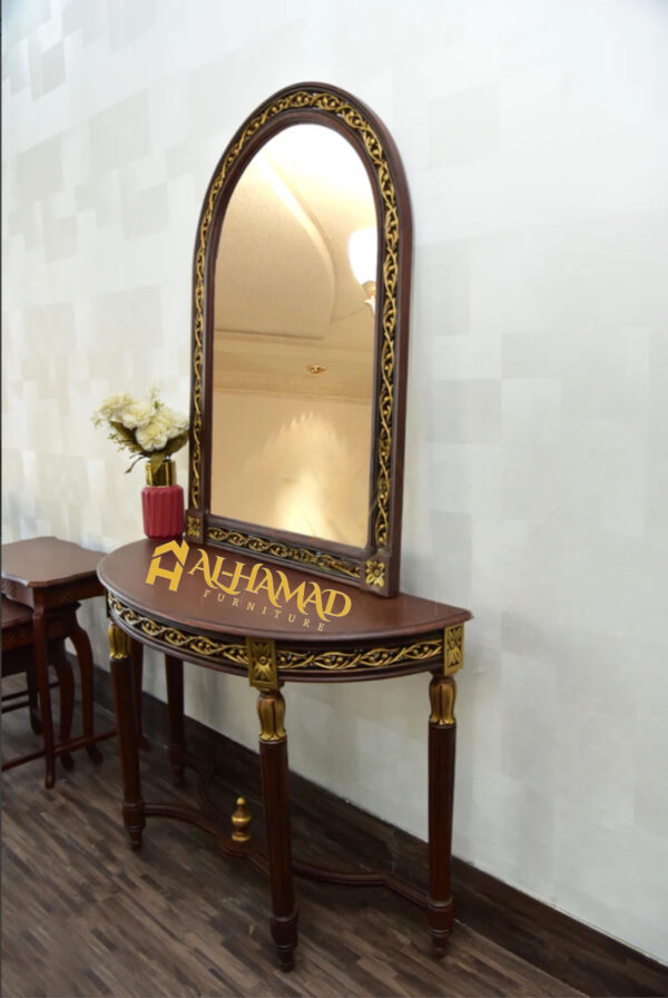 Wooden Chain Round Console - Image 4