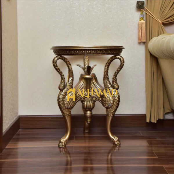 Golden Napkin Holder Duck Table