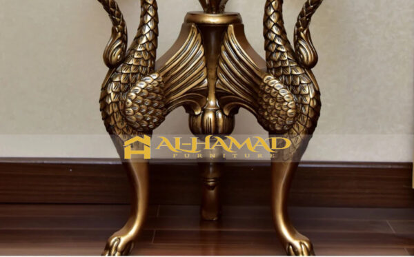 Golden Napkin Holder Duck Table - Image 3