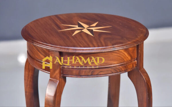 Sheesham Wood Star Flower Tables