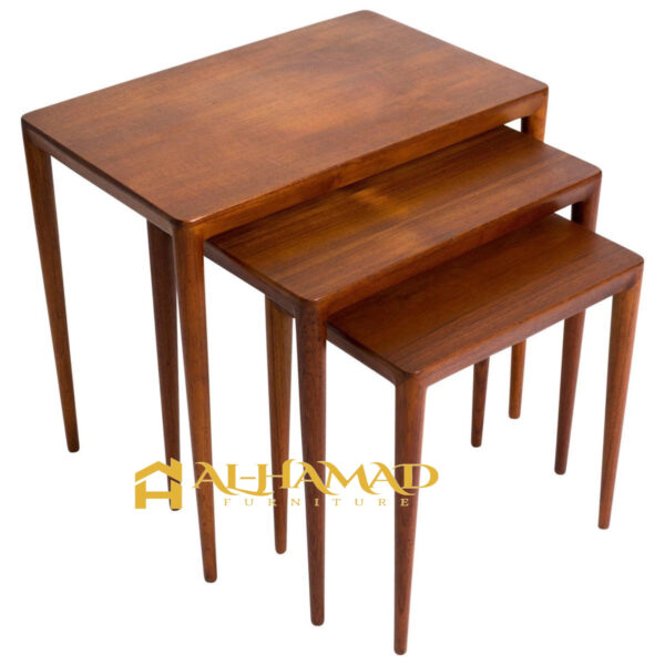 Sheesham Wood Classic Nesting Table Set