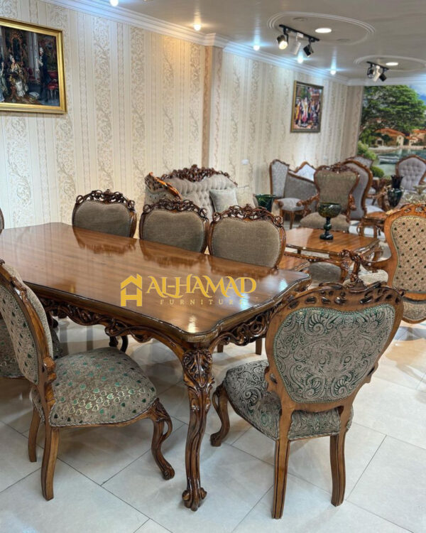 Wooden Classical Dinning Table - Image 4