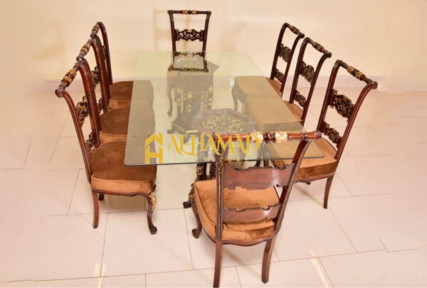 Wooden Rod Dinning Table