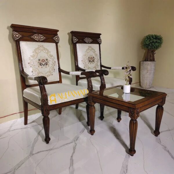 Antique Inlay Room Chair