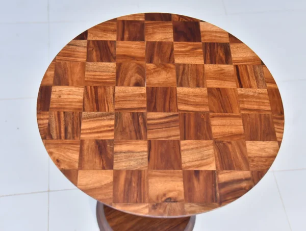 Wooden C Round Table