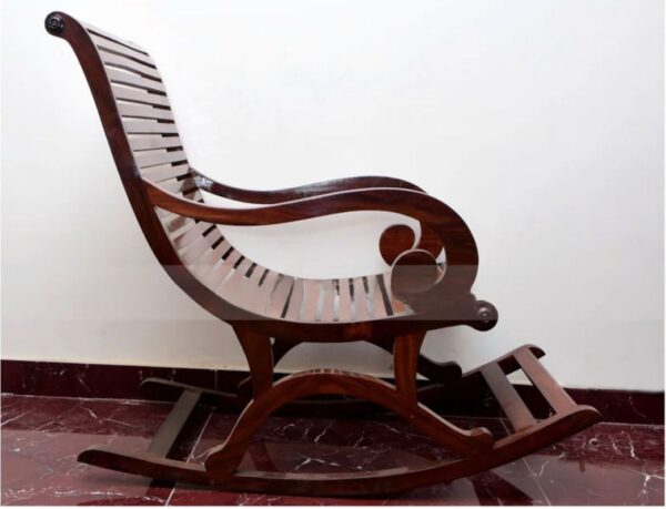 Wood Plank Rocking Chair  - Image 2